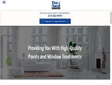 Tablet Screenshot of donsmithpaint.com